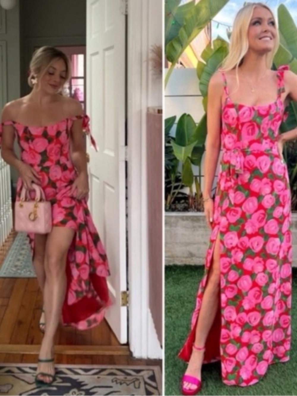 Show Me Your MuMu Dress Willow Maxi Corset in Pink Blooms Floral